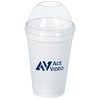 View Image 1 of 1 of Foam Hot/Cold Cup with Dome Lid - 16 oz.