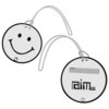 View Image 1 of 2 of All Smiles Luggage Tag - Closeout