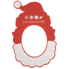 View Image 1 of 1 of Santa Hat Pop Up Visor