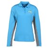 View Image 1 of 3 of FILA Newport Performance Long Sleeve Polo - Ladies'