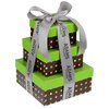 View Image 1 of 3 of Prestige Collection Treat Tower - Chocolate Lovers - Dots