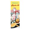View Image 1 of 1 of FrameWorx Banner Stand - 27 1/2 inches - Replacement Graphic