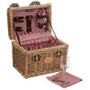 View Image 1 of 3 of Picnic Time Chardonnay Wine Basket - Closeout