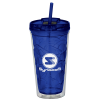 View Image 1 of 2 of Bloom Geometric Tumbler with Straw - 16 oz. - Closeout