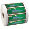 View Image 1 of 2 of Full Colour Sticker by the Roll - Rectangle- 1-1/4" x 3-5/8"