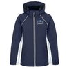 View Image 1 of 4 of Chambly Colour Block Lightweight Hooded Jacket - Ladies' - 24 hr