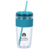 View Image 1 of 3 of Refresh Pebble Tumbler with Straw - 16 oz.
