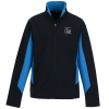 View Image 1 of 2 of Crossland Colourblock Soft Shell Jacket - Men's - 24 hr