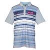 View Image 1 of 3 of Puma Washed Stripe Performance Polo - Men's