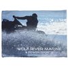 View Image 1 of 1 of Full Colour Microfibre Velour Sport Towel - 15 inches x 22 inches