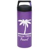 View Image 1 of 4 of Rover Stainless Vacuum Bottle with Clip Lid - 18 oz - Matte