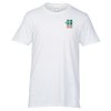 View Image 1 of 2 of Fruit of the Loom Sofspun T-Shirt - Men's - White - Embroidered