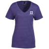 View Image 1 of 3 of Primease Tri-Blend Deep V-Neck Tee - Ladies' - Screen
