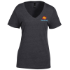 View Image 1 of 3 of Primease Tri-Blend Deep V-Neck Tee - Ladies' - Embroidered