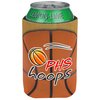 View Image 1 of 2 of Sports Foldable Can Cooler - Basketball