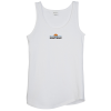 View Image 1 of 2 of Everyday Cotton Tank Top - Ladies' - White - Embroidered