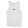 View Image 1 of 2 of Everyday Cotton Tank Top - Men's - White - Embroidered