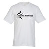 View Image 1 of 3 of Everyday Cotton T-Shirt - Men's - White - Screen