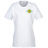 View Image 1 of 3 of Everyday Cotton T-Shirt - Ladies' - White - Embroidered
