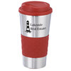 View Image 1 of 2 of Grip and Go Stainless Tumbler - 16 oz.- Closeout Colours
