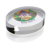 View Image 1 of 1 of Oval Acrylic Paperweight - Full Colour