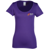 View Image 1 of 3 of Gildan Performance Core T-Shirt - Ladies' - Embroidered