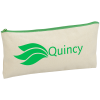 View Image 1 of 1 of Chroma Zip Cotton Pouch - 5 1/2 inches x 11 inches