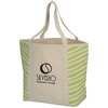View Image 1 of 3 of Zebra Print Cotton Tote - Closeout