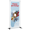 View Image 1 of 3 of FrameWorx Banner Stand - Single Face Cut Out - Lower