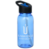 View Image 1 of 3 of Cadet Water Bottle with Two-Tone Flip Straw Lid - 18 oz.