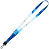 View Image 1 of 1 of Dye-Sublimated Tubular Lanyard - 1/2" - 32" - Plastic Swivel Snap Hook