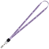 View Image 1 of 1 of Dye-Sublimated Tubular Lanyard - 1/2" - 32" - Snap with Metal Bulldog Clip