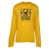 View Image 1 of 3 of Zone Performance Long Sleeve Tee - Men's - Screen