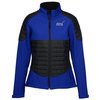 View Image 1 of 3 of Quilt Accent Soft Shell Jacket - Ladies'