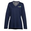 View Image 1 of 3 of Bromley Wool Blend Knit V-Neck Knit Top - Ladies'