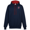 View Image 1 of 3 of King Athletics Two-Tone Hooded Sweatshirt - Embroidered