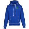 View Image 1 of 3 of King Athletics Contrast Stitch Hooded Sweatshirt - Embroidered