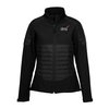 View Image 1 of 3 of Quilt Accent Soft Shell Jacket - Ladies' - 24 hr