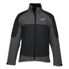 View Image 1 of 3 of Quilt Accent Soft Shell Jacket - Men's - 24 hr