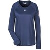 View Image 1 of 3 of Under Armour LS Locker T-Shirt - Ladies' - Embroidered
