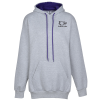 View Image 1 of 3 of King Athletics Two-Tone Hooded Sweatshirt - Screen