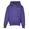 View Image 1 of 3 of Everyday Hooded Sweatshirt - Youth - Embroidered