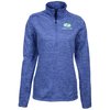 View Image 1 of 3 of Dynamic Heather 1/2-Zip Pullover - Ladies'