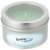 View Image 1 of 2 of Zen Candle in Small Window Tin - 4 oz. - Focus