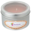 View Image 1 of 2 of Zen Candle in Small Window Tin - 4 oz. - Invigorate