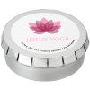 View Image 1 of 2 of Scented Candle in Large Silver Push Tin - Cranberry Spice