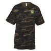 View Image 1 of 3 of Anvil Camouflage Cotton T-Shirt - Embroidered