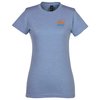 View Image 1 of 3 of M&O Fine Blend T-Shirt - Ladies' - Embroidered