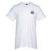 View Image 1 of 3 of M&O Fine Jersey T-Shirt - Men's - White - Embroidered