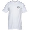 View Image 1 of 3 of Super Weight Jersey Tee - White - Screen